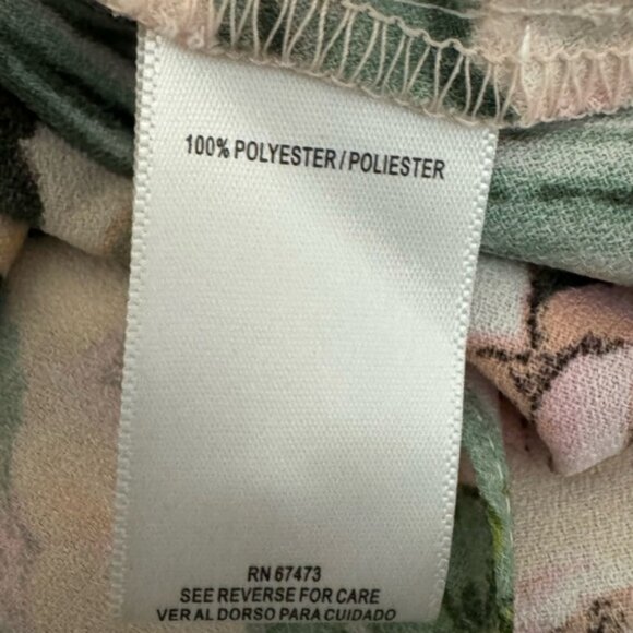 Y-13 DN Designs NWT Pink Floral Ruffled Shirt Sleeve High Low Dress Size 10 - Picture 13 of 15